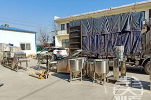 遼寧營口客戶購買的全自動豆腐皮生產線設備順利發貨！